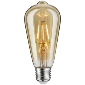 LED Vintage Rustika E27/ 4W gold ¦ Maße (cm): H: 14,5  Ø: 6.4
