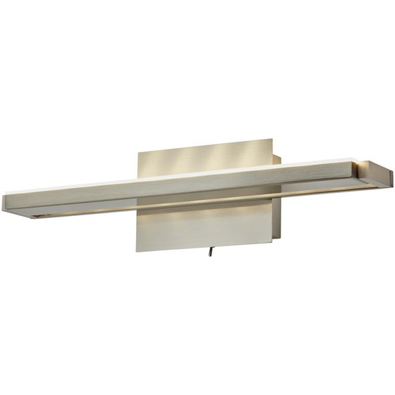 Wandleuchte Amrei Zeitlos Silber Nickel Matt Dimmer Lampenwelt Wandlampe Flur