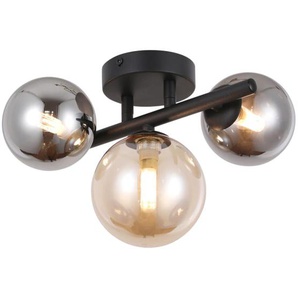 LED-Wandleuchte Esfera, schwarz, 31 cm