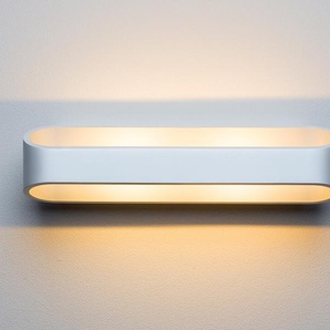 LED-Wandleuchte Grand Palais Aluminium weiß, 7x30x9.4 cm