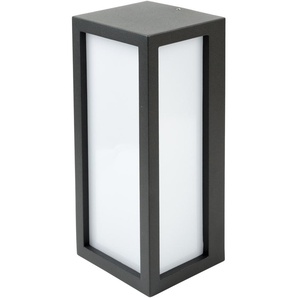 LED Wandleuchte HEITRONIC Keanu Lampen Gr. Höhe: 25 cm, grau (anthrazit) LED Wandleuchte Wandleuchten Wandlampe, Außenlampe, Lichtaustritt nach vorne und zu beiden Seiten