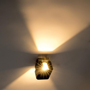 LED Wandleuchte HEITRONIC Sophie Lampen Gr. Höhe: 13,8 cm, grau (anthrazit) LED Außenwandleuchte Außenwandleuchten Wandlampe, Außenleuchte, Austrahlungswinkel individuell einstelllbar