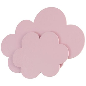 LED-Wandleuchte, Rosa Wolke - rosa/pink - Materialmix - 25 cm - 10 cm - 20 cm | Möbel Kraft