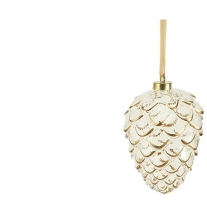 LED Zapfen - gold - Materialmix - 21 cm - 15.0 | Möbel Kraft