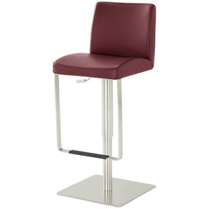 Barhocker  Leder MyBreak ¦ rot ¦ Maße (cm): B: 39 T: 36.0