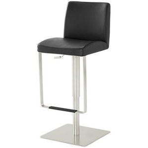 Barhocker  Leder MyBreak ¦ schwarz ¦ Maße (cm): B: 39 T: 36.0