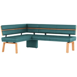 Eckbank Leder Canto III ¦ blau ¦ Maße (cm): B: 203 H: 88 T: 157.0