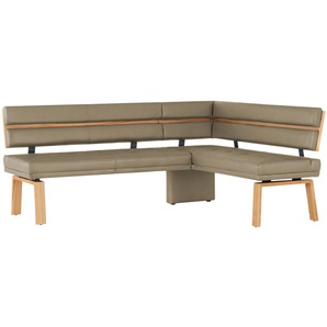 Eckbank  Leder Canto III ¦ braun ¦ Maße (cm): B: 203 H: 88 T: 157.0