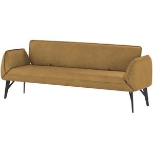 Funktionsbank  Leder Drive ¦ gelb ¦ Maße (cm): B: 238 H: 91 T: 66.0