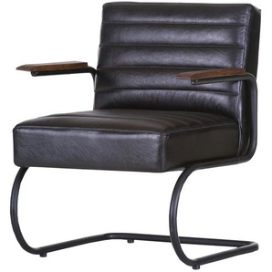 Freischwinger Sessel  Buff  ¦ schwarz ¦ Maße (cm): B: 68 H: 84 T: 78.0