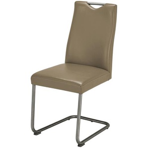 Leder-Schwingstuhl  Canto II ¦ braun ¦ Maße (cm): B: 47 H: 100 T: 61.0