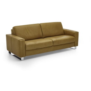 Leder Sofa Maestra, kurkuma
