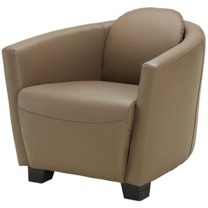 Ledersessel  Strauss ¦ braun ¦ Maße (cm): B: 79 H: 70 T: 88