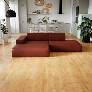 Ledersofa Cognac Kunstleder - Elegantes, gemütliches Ledersofa: Hochwertige Qualität, einzigartiges Design - 270 x 72 x 168 cm, konfigurierbar