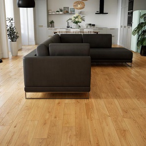 Ledersofa Schiefergrau Kunstleder - Elegantes, gemütliches Ledersofa: Hochwertige Qualität, einzigartiges Design - 308 x 75 x 214 cm, konfigurierbar