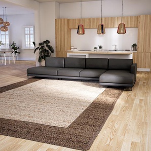 Ledersofa Schiefergrau Kunstleder - Elegantes, gemütliches Ledersofa: Hochwertige Qualität, einzigartiges Design - 372 x 75 x 162 cm, konfigurierbar