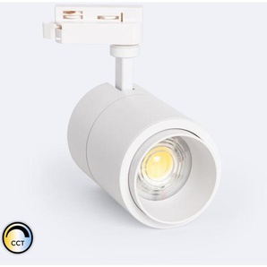 Ledkia - 1-Phasenstromschiene LED-Strahler 30W Dimmbar cct Pulyx Weiß