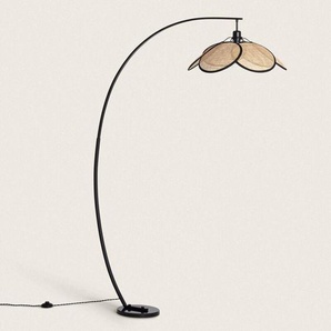 Ledkia - Stehlampe Rattan Bogen Nirvana Natürlich