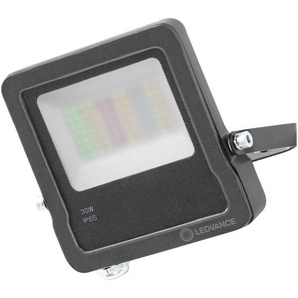 Ledvance AUßENWANDLEUCHTE Smart+ Outdoor WiFi Flood Mehrfarbig, Dunkelgrau, Metall, Glas, rechteckig,rechteckig, 16.8x3 cm, Bewegungsmelder, Lampen & Leuchten, Aussenbeleuchtung, Aussenwandleuchten Mit Bewegungsmelder