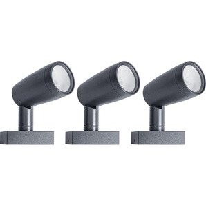 Ledvance LED Außenleuchte Smart+ WiFi Garden Spot silber 3er Set GLO773503587