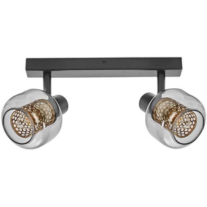 LEDVANCE LED-Deckenleuchte 4058075838031, 2 x E14, 5,6W, 500lm, 2700K, schwarz