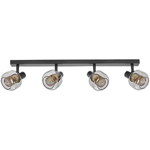 LEDVANCE LED-Deckenleuchte 4058075838079, 4 x E14, 11,2W, 1000lm, 2700K, schwarz