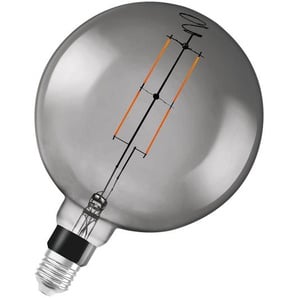 Ledvance Led-Leuchtmittel Smart+ Bluetooth Filament Globe200 Smoke Dimmable , Klar , Glas , E27 , 6 W , 29 cm , LED Beleuchtung, LED Leuchtmittel