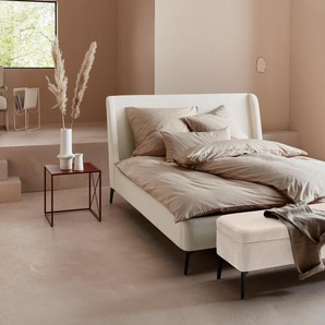 Bettbank LEGER HOME BY LENA GERCKE Mayra Sitzbänke Gr. B/H/T: 140 cm x 41 cm x 40 cm, Luxus-Microfaser, beige (creme) Bettbänke Inkl. Stauraum, frei im Raum stellbar