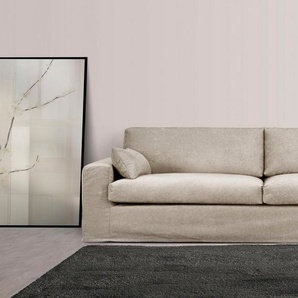 LeGer Home by Lena Gercke Big-Sofa Sölve, mit optischer Husse, weicher Sitzkomfort