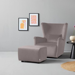 LeGer Home by Lena Gercke Ohrensessel Levke Sessel, wahlweise mit oder ohne Hocker