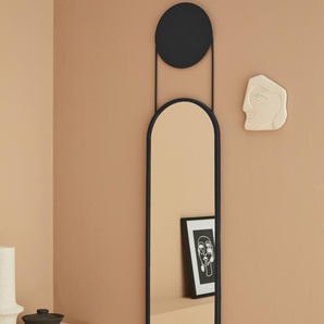 Wandspiegel LEGER HOME BY LENA GERCKE länglicher Spiegel, schwarz Spiegel Gr. B/H/T: 31 cm x 156 cm x 2 cm Ø 31 cm, Antikoptik, schwarz Wandspiegel Dekospiegel, Wanddeko, länglich oval, Rahmen aus Metall, modern