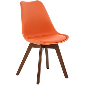 Leggdalen Dining Chair - Modern - Orange - Wood