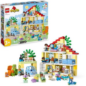 LEGO® Konstruktionsspielsteine 3in1 Familienhaus (10994), LEGO® DUPLO, (218 St), Made in Europe