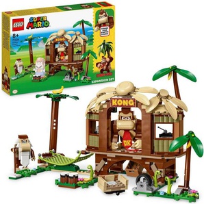 LEGO® Konstruktionsspielsteine Donkey Kongs Baumhaus – Erweiterungsset (71424), LEGO® Super Mario, (555 St), Made in Europe