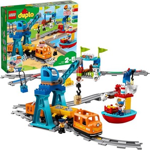 LEGO® Konstruktionsspielsteine Güterzug (10875), LEGO® DUPLO® Town, (105 St)