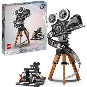 LEGO® Konstruktionsspielsteine Kamera – Hommage an Walt Disney (43230), LEGO® Disney, (811 St), Made in Europe