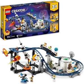 LEGO® Konstruktionsspielsteine Weltraum-Achterbahn (31142), LEGO® Creator 3in1, (874 St), Made in Europe