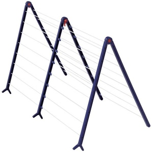 Leifheit Badewannentrockner Pegasus Bath 190 Ext., Blau, Weiß, Kunststoff, 68x70x96-189 cm, ausziehbar, platzsparend, Haushaltsreinigung,