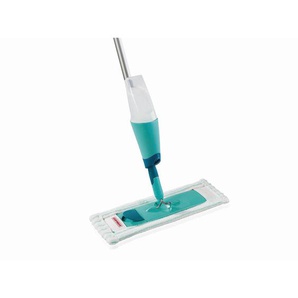 Leifheit Bodenwischer, Weiß, Kunststoff, 42 cm, ergonomischer Griff, rutschfester integrierter Reinigungsmitteltank, flexibler Schwenkhals, 3