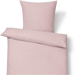 Leinen-Bettwäsche, rosé, Übergröße