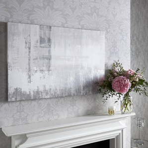 Leinwandbild Abstrakt Metallic Material: Papier Motiv: Bäume, Pflanzen & Natur Muster: Floral Multicolor 300 x 280 x 0cm