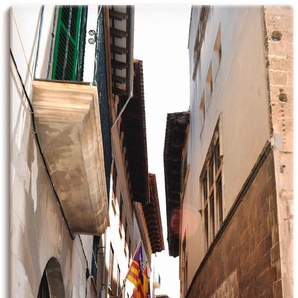 Leinwandbild ARTLAND Palma de Mallorca Bilder Gr. B/H: 50 cm x 100 cm, Spanien Hochformat, 1 St., bunt Leinwandbilder