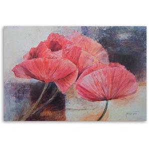 Leinwandbild Red Poppies As Oil Painting 16011