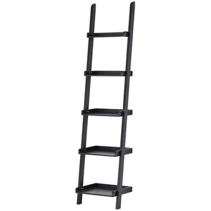 Leiterregal  Tresa ¦ schwarz ¦ Maße (cm): B: 45 H: 191 T: 35.0