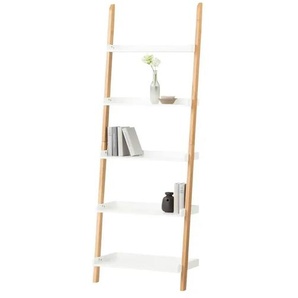 Leiterregal  Bari ¦ weiß ¦ Maße (cm): B: 67 H: 188 T: 35.0