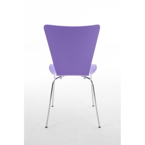 Lekve Dining Chair - Modern - Purple - Metal - 43 cm x 50 cm x 84 cm