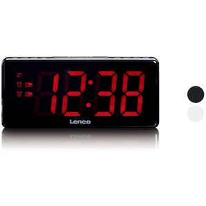 Lenco CR-30 Uhrenradio mit großem 3-Display