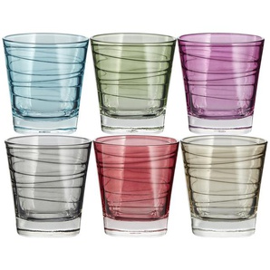 LEONARDO Gläser klein, 6er-Set  Vario | mehrfarbig | Glas | 26 cm | 9,8 cm | 17,4 cm |