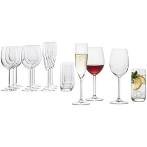 Leonardo Gläserset Daily, Klar, Glas, 16-teilig, 36.2x25.8x31.3 cm, Essen & Trinken, Gläser, Gläser-Sets