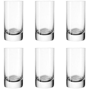 Leonardo Gläserset Easy+, Klar, Transparent, Glas, 6-teilig, 50 ml, 3.9x7.6x3.9 cm, Essen & Trinken, Gläser, Gläser-Sets